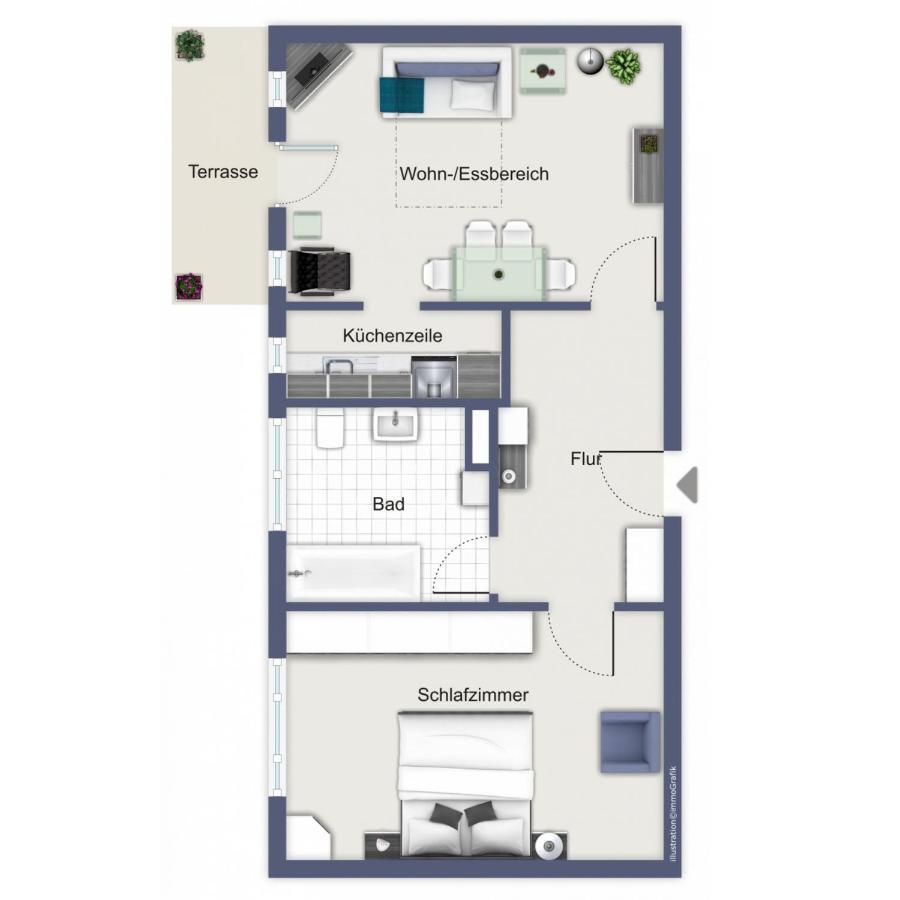 Duenengarten Wohnung 39 Ostseebad Kühlungsborn Exteriör bild